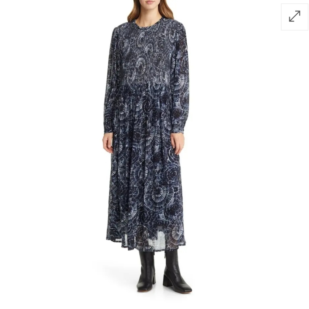 MASAI COPENHAGEN Nilalo Floral Long Sleeve Dress.